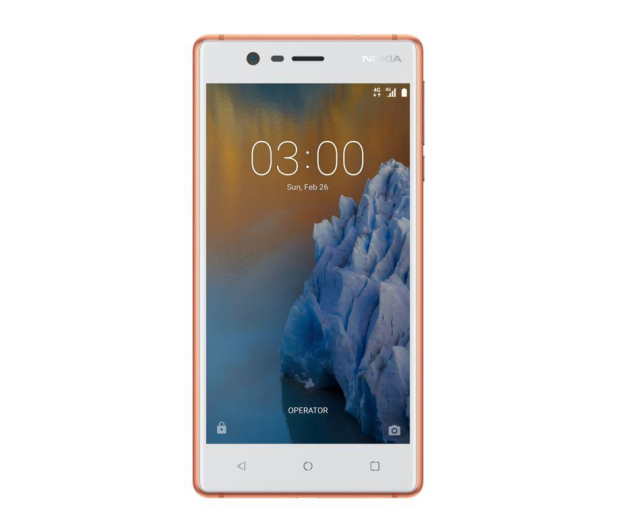 Nokia 3 Dual SIM miedziany biały - 357297 - zdjęcie 2